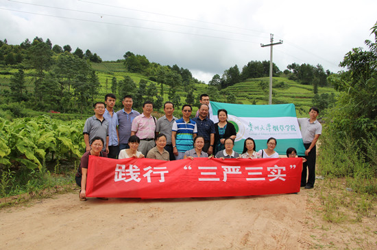 赴福泉市陆坪镇烟叶种植基地进行技术指导